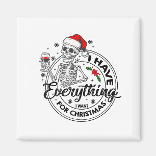 Imán Tengo Todo Lo Que Quiero Para Navidad Soy Yo Estoy