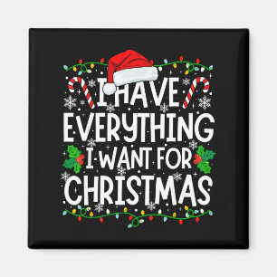 Imán Tengo todo lo que quiero para Navidad Soy yo, soy 