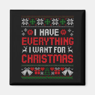 Imán Tengo Todo Lo Que Quiero Para Navidad Soy Yo Soy 