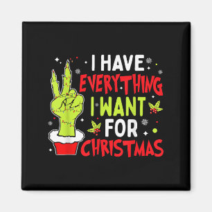 Imán Tengo Todo Lo Que Quiero Para Navidades Es Yo Soy