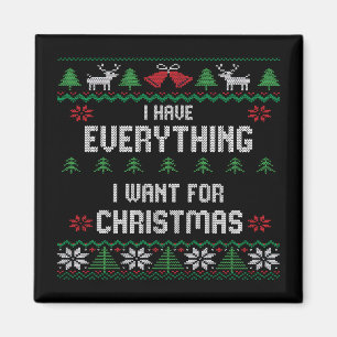 Imán Tengo Todo Lo Que Quiero Para Navidades Es Yo Soy