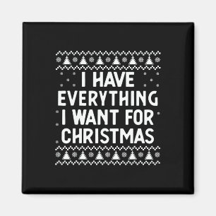 Imán Tengo Todo Lo Que Quiero Para Navidades Es Yo Soy