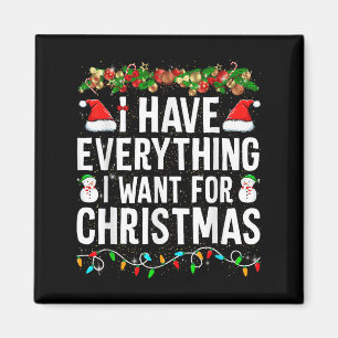 Imán Tengo Todo Lo Que Quiero Para Navidades Es Yo Soy