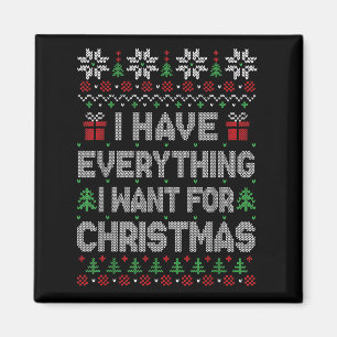 Imán Tengo Todo Lo Que Quiero Para Navidades Es Yo Soy