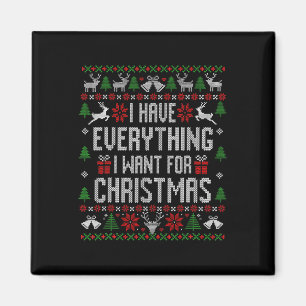 Imán Tengo Todo Lo Que Quiero Para Navidades Sudoroso