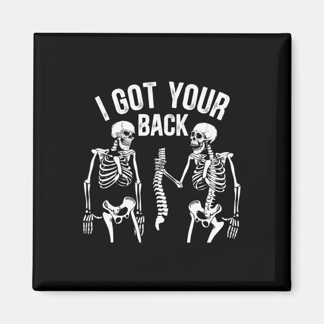Imán Tengo Tu Ck Funny Skeleton Spine Halloween Costu (Frente)