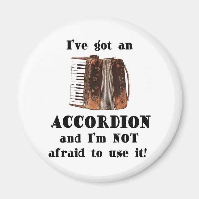 Imán Tengo un acordeón (Frente)