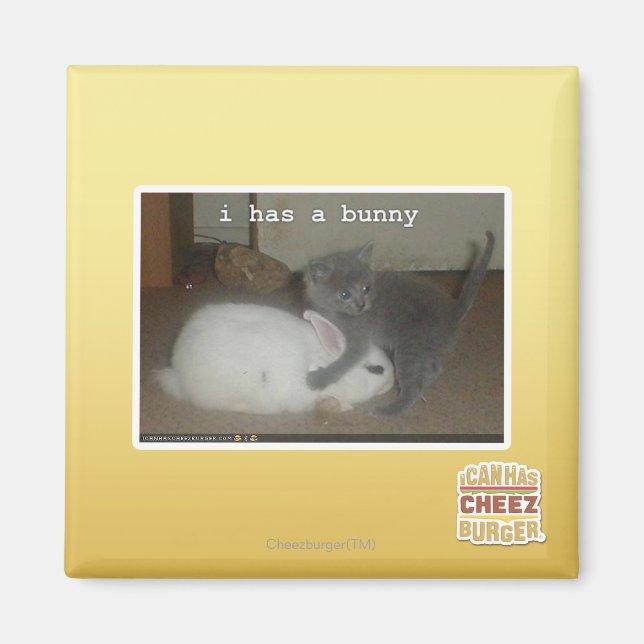 Imán Tengo un conejito (Frente)