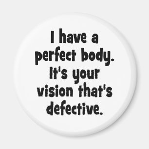 Imán Tengo un cuerpo perfecto