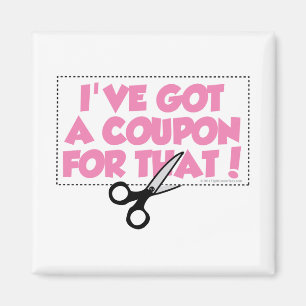 Imán Tengo un cupón para eso