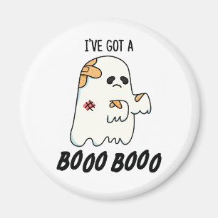 Imán Tengo un divertido bollo de Fantasma de Halloween