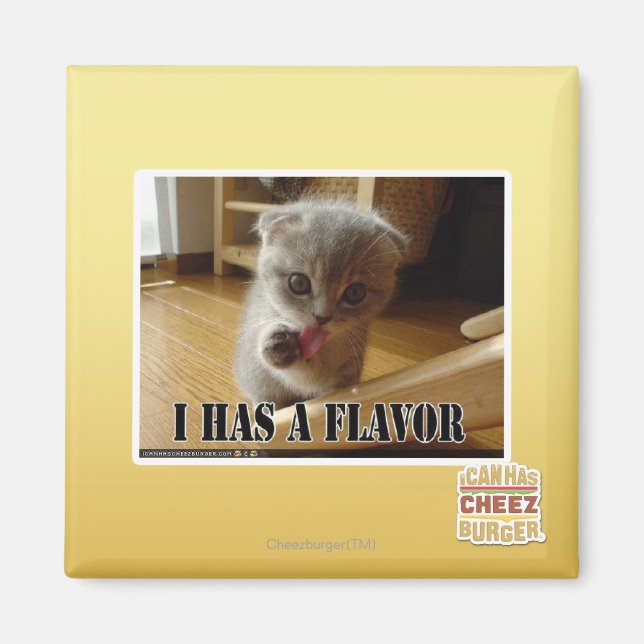 Imán Tengo un sabor (Frente)