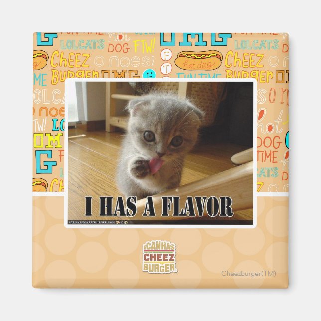 Imán Tengo un sabor (Frente)