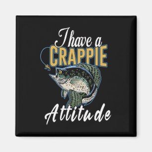 Imán Tengo una actitud de crappie para pescar