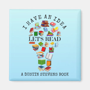 Imán Tengo una idea Leer un libro de Dustin Stevens