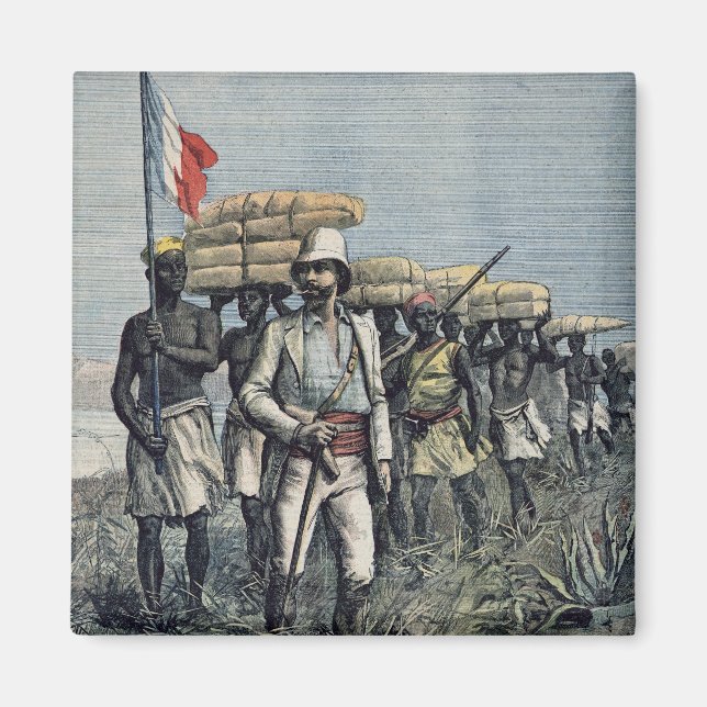 Imán Teniente Mizon en su misión de 1892 (Frente)