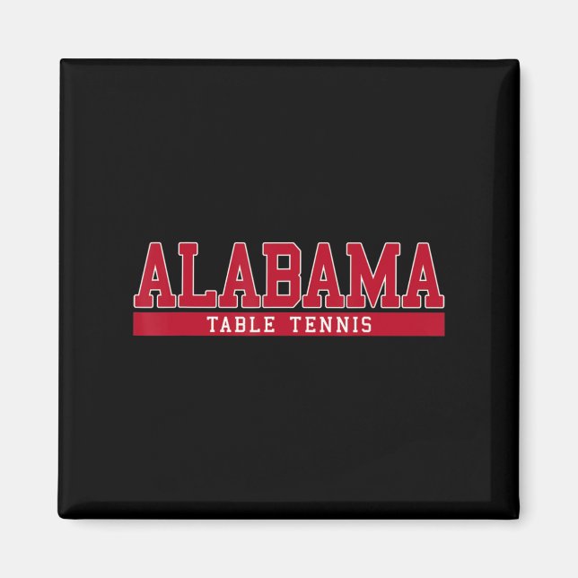 Imán Tenis de mesa de Alabama (Frente)