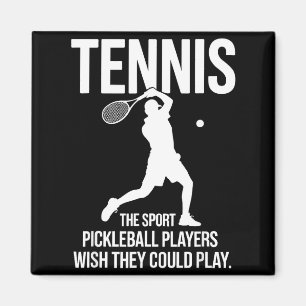 Imán Tenis el deporte que los jugadores de pickleball d