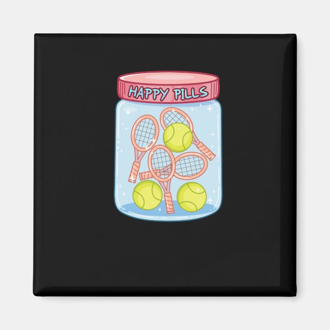 Imán Tenis Happy Pills (Frente)