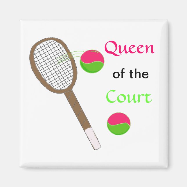 Imán Tenis - Reina de la cancha (Frente)