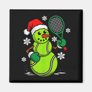 Imán Tenis Sombrero de Santa Muñeco de Nieve Navidad Te