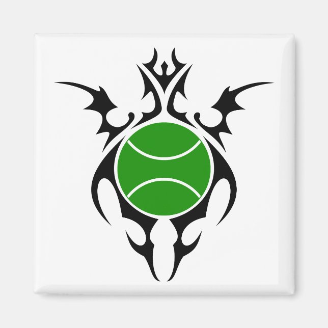 Imán tenis, tribal. (Frente)