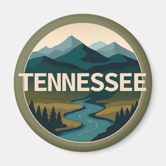 Imán Tennessee Estados Unidos de América (Frente)