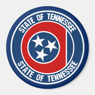 Imán Tennessee Round Emblem