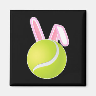 Imán Tennis Ball Easter Bunny