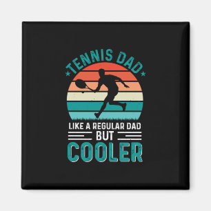 Imán Tennis Dad Retro Sunset