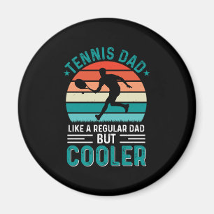 Imán Tennis Dad Retro Sunset