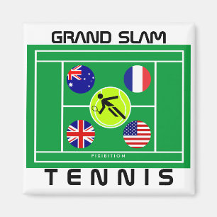 Imán Tennis Grand Slam Magnet