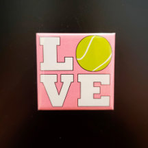 Tennis Love Personalizado Magnet color para jugado