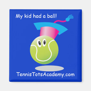 Imán Tennis Tots Academy_Mi hijo tuvo una pelota