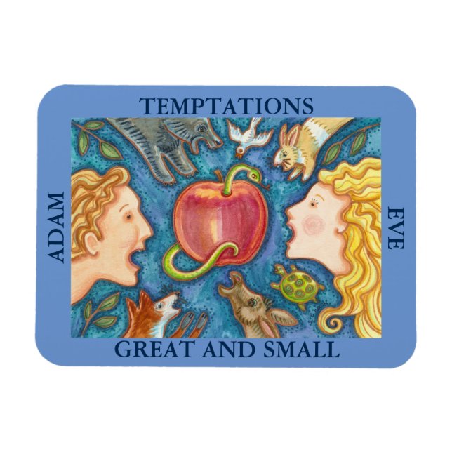 Imán Tentaciones Para MAGNET Grande Y Pequeño (Horizontal)