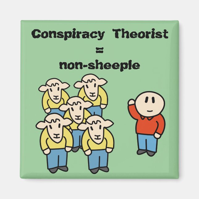 Imán Teoría de la conspiración = no pura raza (Frente)