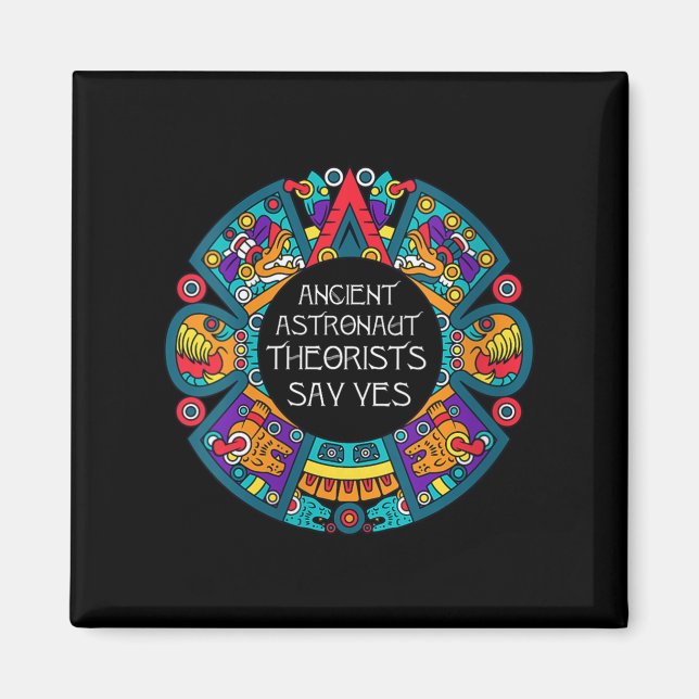 Imán Teóricas de antiguos astronautas dicen sí a los al (Frente)