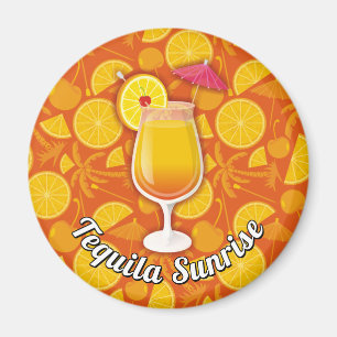 Imán Tequila Sunrise