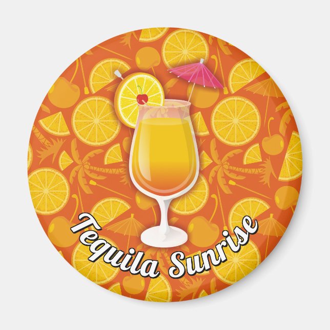 Imán Tequila Sunrise (Frente)
