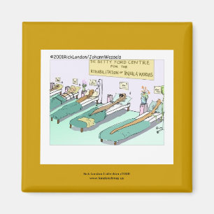 Imán Tequila Worm Rehab Funny Personalizado Novedad Mag