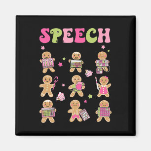 Imán Terapia del discurso divertido Gingerbread Cookies