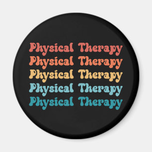 Imán Terapia física PT Retro PT Grad Regalos