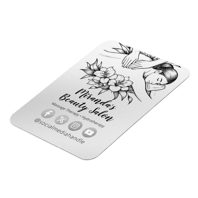 Imán Terapia Masajista Manos Curadoras Energía Spa Well (Lado Izquierdo)