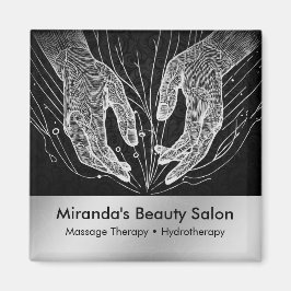 Imán Terapia Masajista Manos Curadoras Energía Spa Well