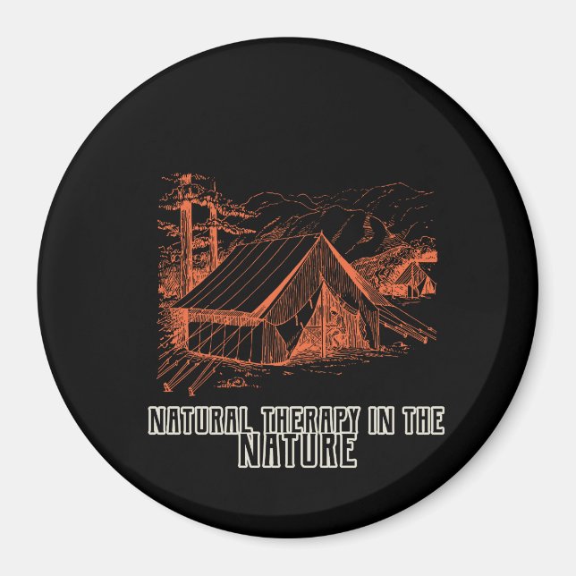 Imán Terapia natural en la naturaleza (Frente)