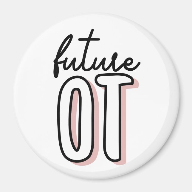 Imán Terapia Ocupacional Futura | Estudiante de la escu (Frente)