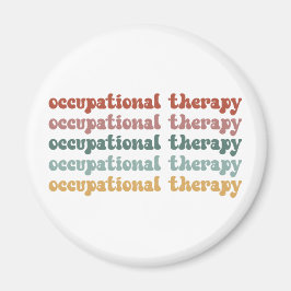 Imán Terapia ocupacional retro a estudiante escolar