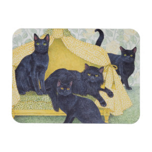 Imán terciopelo negro