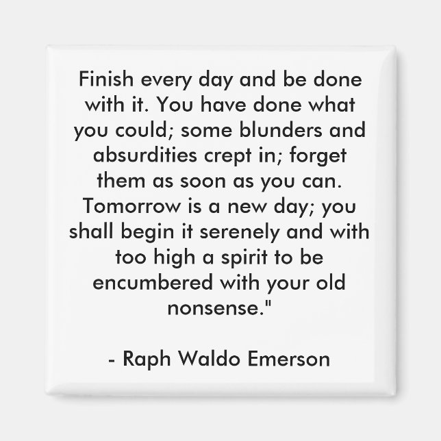 Imán Termina todos los días y termina con eso. Tienes.. (Frente)