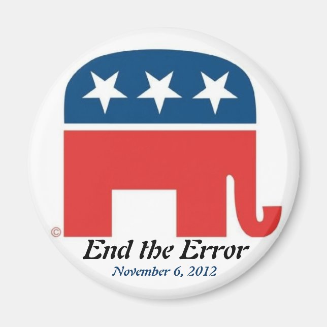 Imán Terminar el error el 6 de noviembre de 2012 (Frente)